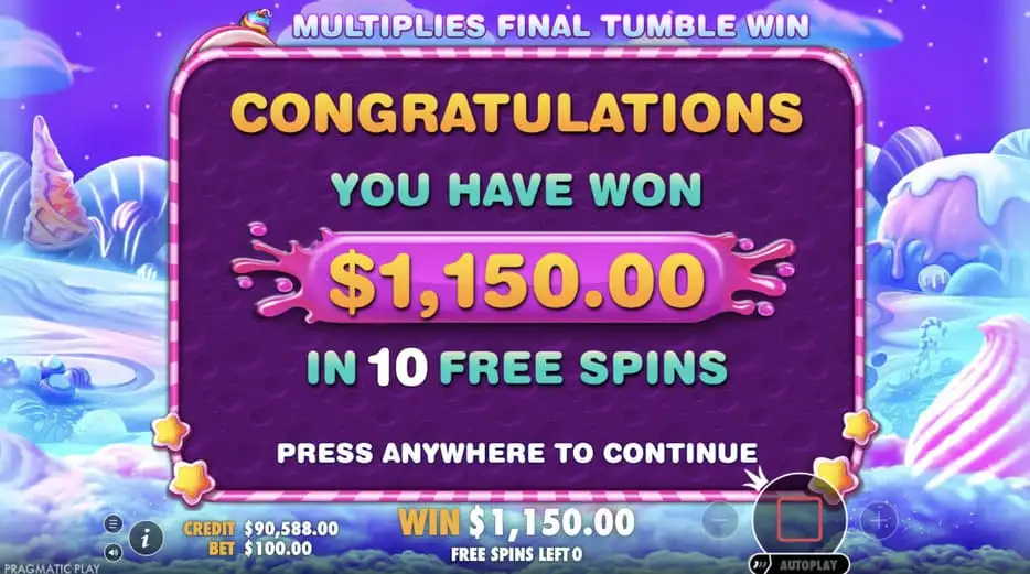 Sweet Bonanza Slot im Online Casino Moonwin