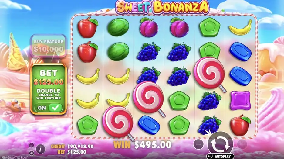 Online Slot Sweet Bonanza verfügbar im Moonwin Casino